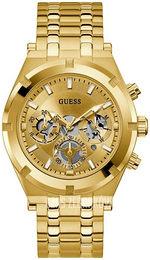 Guess Continental Żółte złoto/Stal w odcieniu złota Ø44 mm GW0260G4
