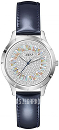 Guess Srebrny/Skóra Ø36 mm GW0299L1
