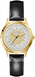 Guess Żółte złoto/Skóra Ø36 mm GW0299L2