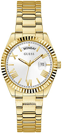 Guess Luna Srebrny/Stal w odcieniu złota Ø36 mm GW0308L2
