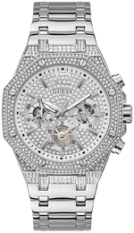 Guess Srebrny/Stal Ø44 mm GW0419G1