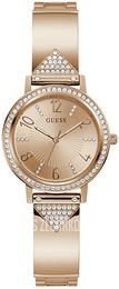 Guess Classic Różowe złoto/Stal w kolorze różowego złota Ø32 mm GW0474L3