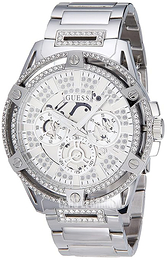 Guess King Srebrny/Stal Ø48 mm GW0497G1