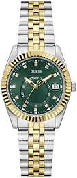 Guess Jada Zielony/Stal w odcieniu złota Ø34 mm GW0936L3