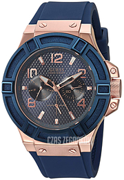 Guess Rigor Szary/Guma Ø46 mm U0247G3