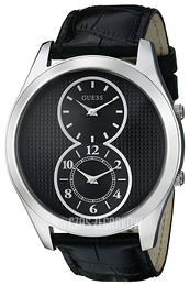 Guess Czarny/Skóra Ø44.5 mm U0376G1
