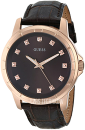 Guess Brązowy/Skóra Ø43.5 mm U0519G1