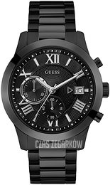 Guess Czarny/Stal Ø44.5 mm U0668G5