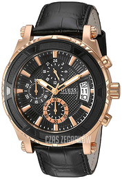Guess Czarny/Skóra Ø46 mm U0673G5