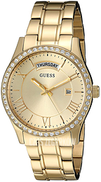 Guess Żółte złoto/Stal w odcieniu złota Ø37 mm U0764L2