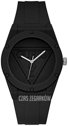 Guess Iconic Czarny/Guma Ø42 mm U0979L2