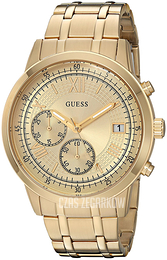 Guess Żółte złoto/Stal w odcieniu złota Ø44.5 mm U1001G2