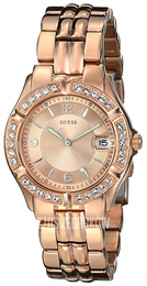 Guess Różowe złoto/Stal w kolorze różowego złota Ø36 mm U11069L1
