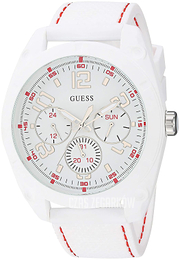 Guess Biały/Guma Ø45.5 mm U1256G2