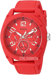 Guess Czerwony/Guma Ø45.5 mm U1256G4