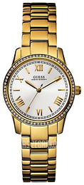 Guess Biały/Stal w odcieniu złota Ø31 mm U12645L1