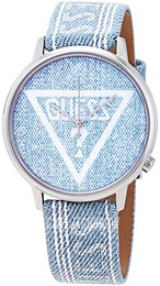 Guess Niebieski/Skóra Ø42 mm V1012M1