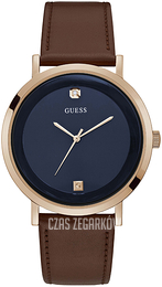 Guess Analog Biały/Stal w odcieniu złota W0009G2