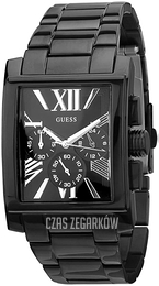 Guess Analog Czarny/Stal W0009G3