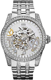 Guess Srebrny/Stal Ø48 mm W0012G1