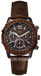 Guess Sporty Brązowy/Skóra Ø40 mm W0017L4