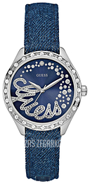 Guess Niebieski/Skóra Ø40 mm W0023L5