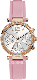 Guess Srebrny/Guma Ø36 mm W0113L4