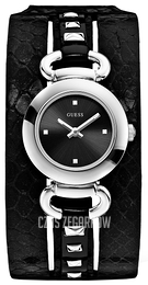 Guess Czarny/Skóra Ø25 mm W0160L2