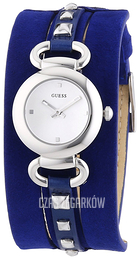 Guess Srebrny/Skóra Ø25 mm W0160L3