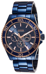 Guess Niebieski/Stal Ø44 mm W0172G6