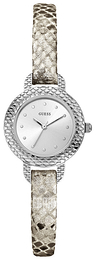 Guess Srebrny/Skóra Ø26 mm W0228L1