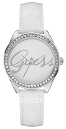 Guess Biały/Skóra Ø36 mm W0229L1