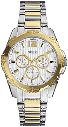 Guess Sporty Srebrny/Stal w odcieniu złota Ø39 mm W0232L3