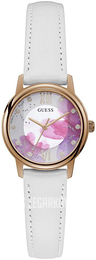 Guess Biały/Skóra Ø28 mm W0241L1