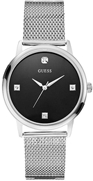 Guess Wafer Czarny/Stal Ø40 mm W0280G1