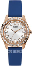 Guess Dress Srebrny/Guma Ø38 mm W0285L1