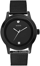 Guess Czarny/Stal Ø44 mm W0297G1