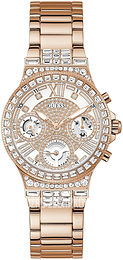 Guess Wielokolorowy/Stal w kolorze różowego złota Ø36 mm W0320L3