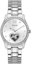Guess Srebrny/Stal Ø38 mm W0380L1