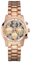 Guess Mini Wielokolorowy/Stal w kolorze różowego złota Ø36.5 mm W0448L9