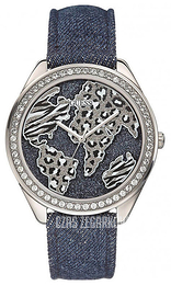 Guess Niebieski/Skóra Ø44 mm W0504L1