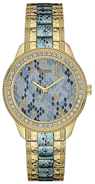 Guess Wielokolorowy/Stal w odcieniu złota Ø38 mm W0624L1