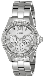Guess Shimmer Srebrny/Stal Ø37 mm W0632L1