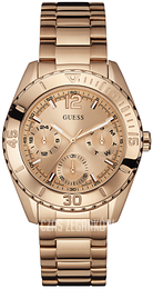 Guess Różowe złoto/Stal w kolorze różowego złota Ø40 mm W0633L2