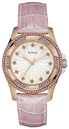 Guess Pinwheel Biały/Skóra Ø39.7 mm W0703L1