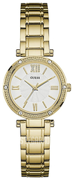 Guess Biały/Stal w odcieniu złota Ø30 mm W0767L2