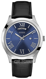Guess Metropoliton Niebieski/Skóra Ø44 mm W0792G1