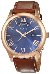 Guess Metropoliton Niebieski/Skóra Ø44 mm W0792G2