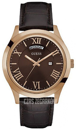 Guess Brązowy/Skóra Ø44 mm W0792G3