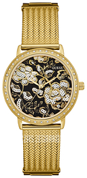 Guess Dress Wielokolorowy/Stal w odcieniu złota Ø36 mm W0822L2
